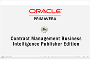 CDP Oracle Primavera Contract Management Business Intelligence Publisher Edition
