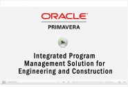 CDP Oracle Primavera Integrated Program Management Solution for Engineering and Construction