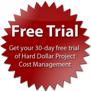 30 day free trial - Hard Dollar (HD) Project Cost Management
