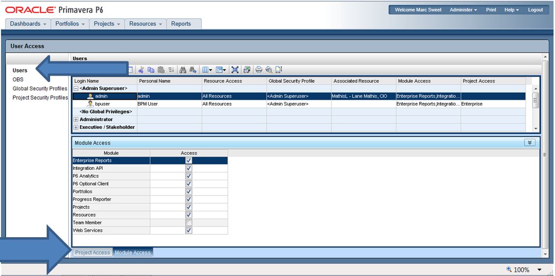 CDP - Create user in P6 version 8 (2)