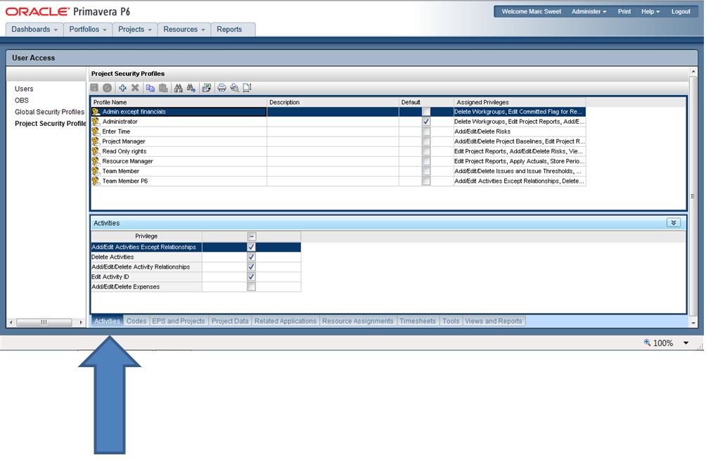 CDP - Create user in P6 version 8 (6)